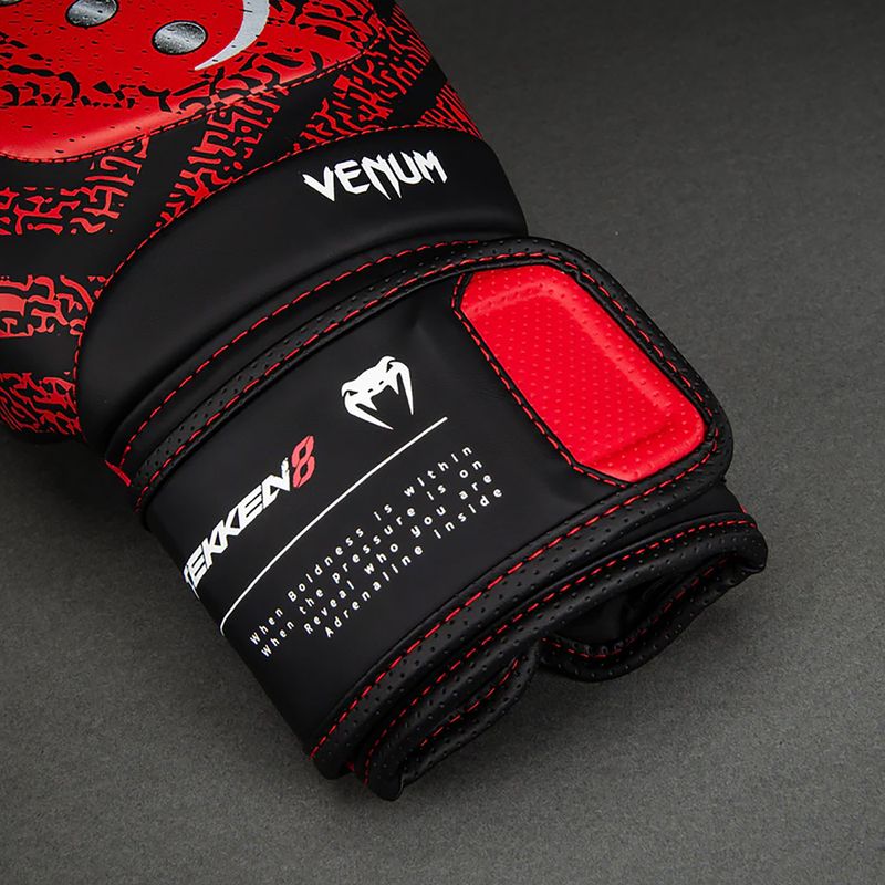 Boxing gloves Venum x TEKKEN 8 Kazuya Boxing red/black 4