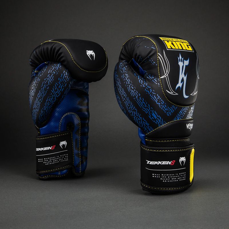 Boxing gloves Venum x TEKKEN 8 King Boxing black/yellow 2