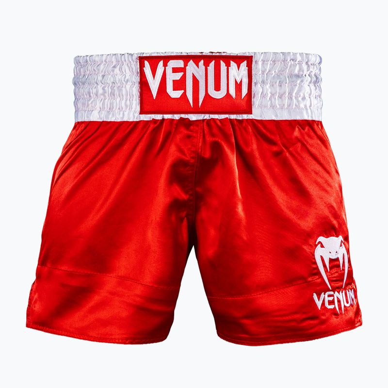 Men's training shorts Venum Classic Muay Thai red