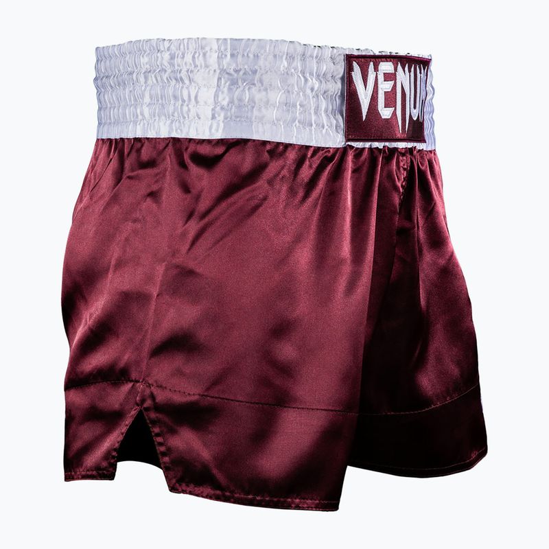Men's training shorts Venum Classic Muay Thai burgundy 3