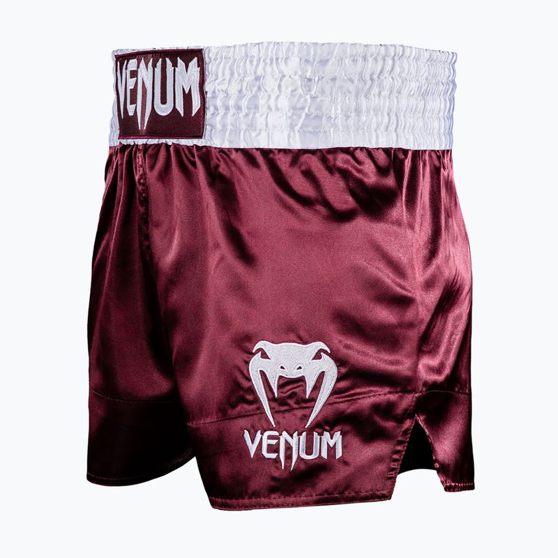 Men's training shorts Venum Classic Muay Thai burgundy 4
