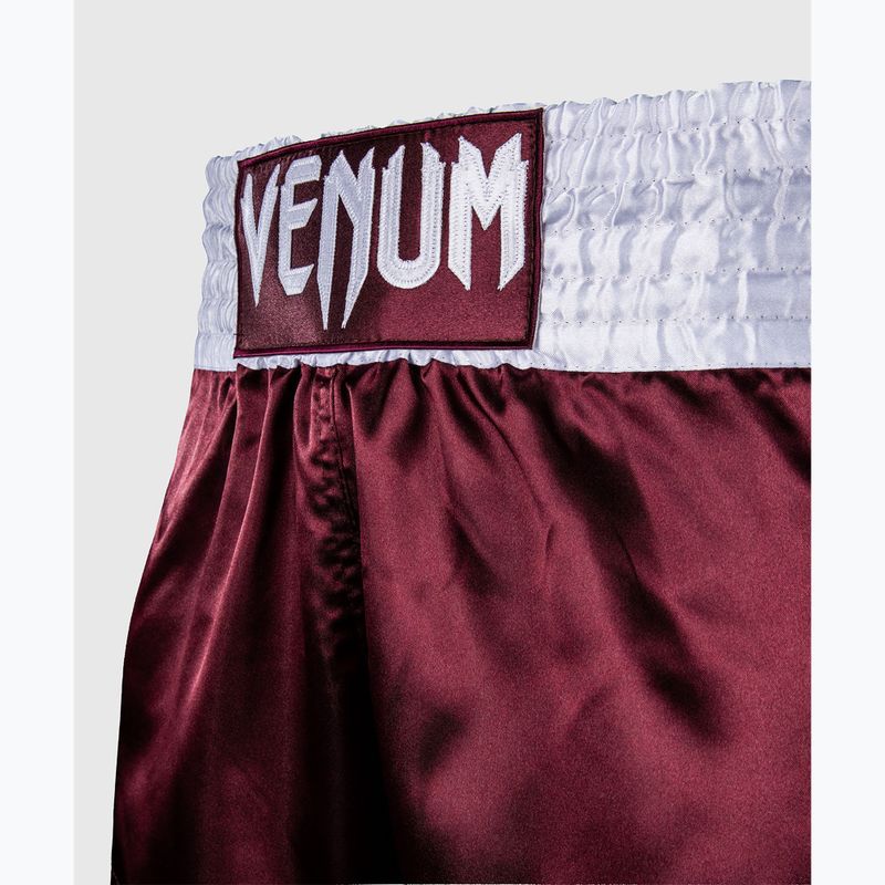 Men's training shorts Venum Classic Muay Thai burgundy 5