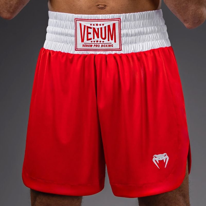 Men's training shorts Venum Classic Boxing fire red 6