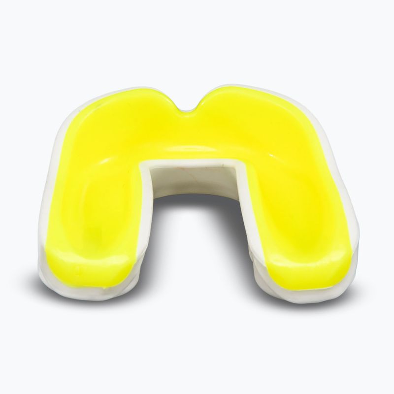 Single mouthguard Venum Challenger white/yellow 2