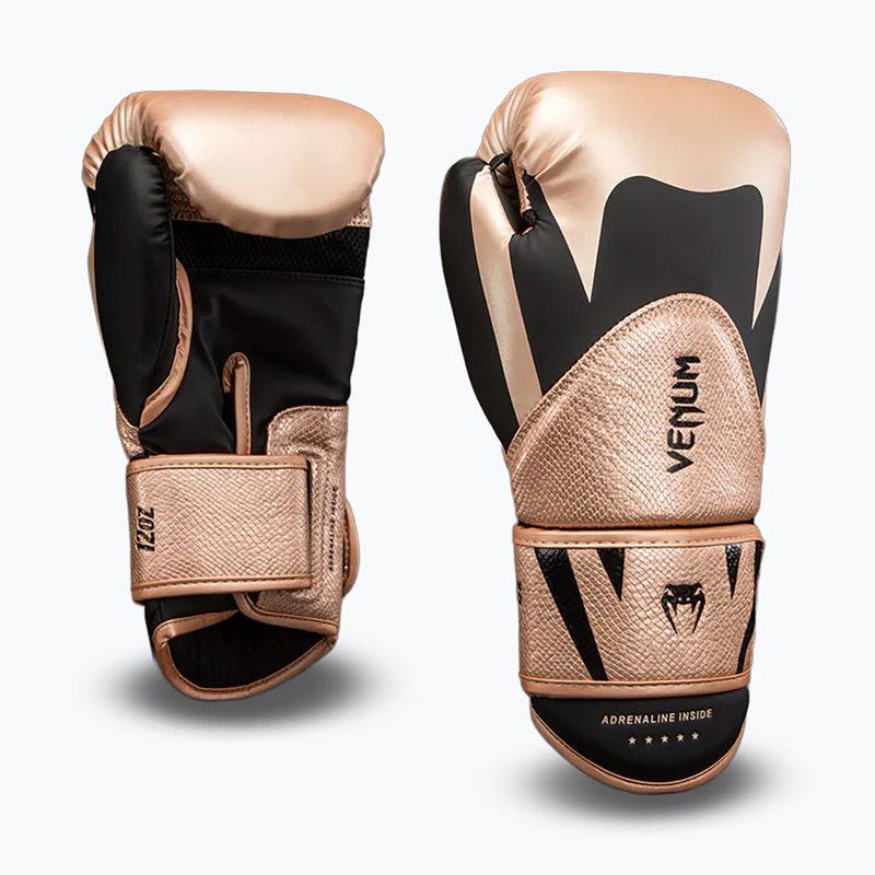 Boxing gloves Venum Challenger 4.0 pearly pink/black 2