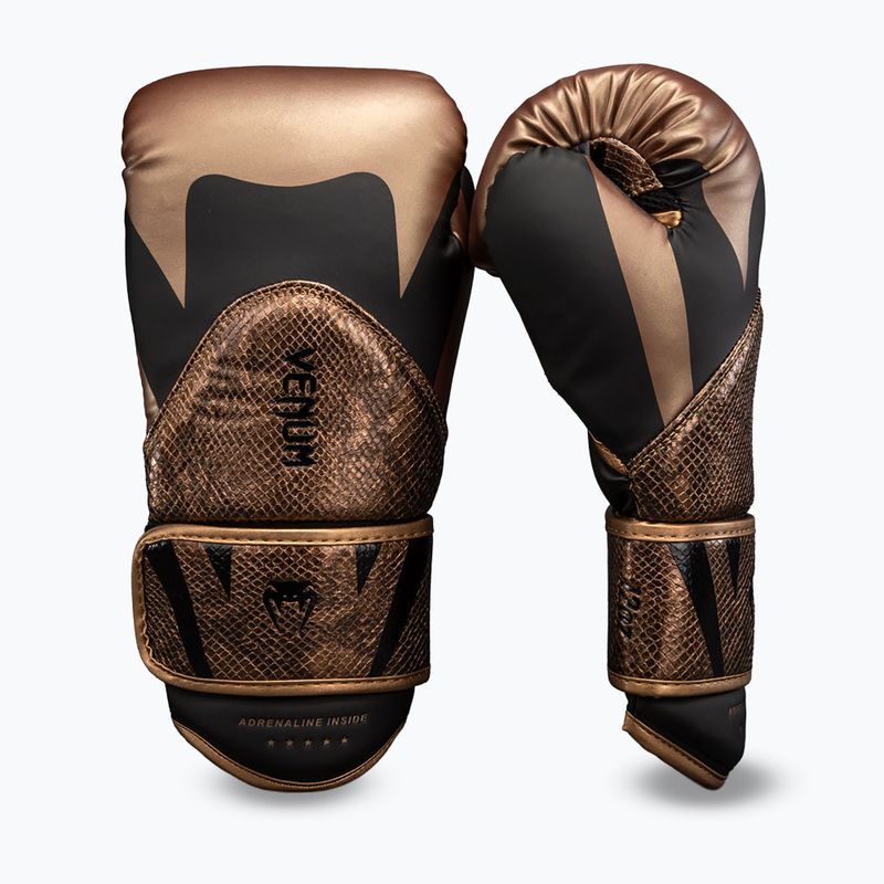 Boxing gloves Venum Challenger 4.0 brown/black 2