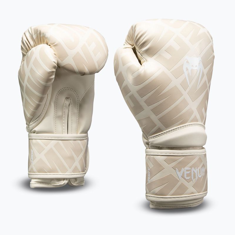 Boxing gloves Venum Contender 1.5 XT 3D Boxing cream 2