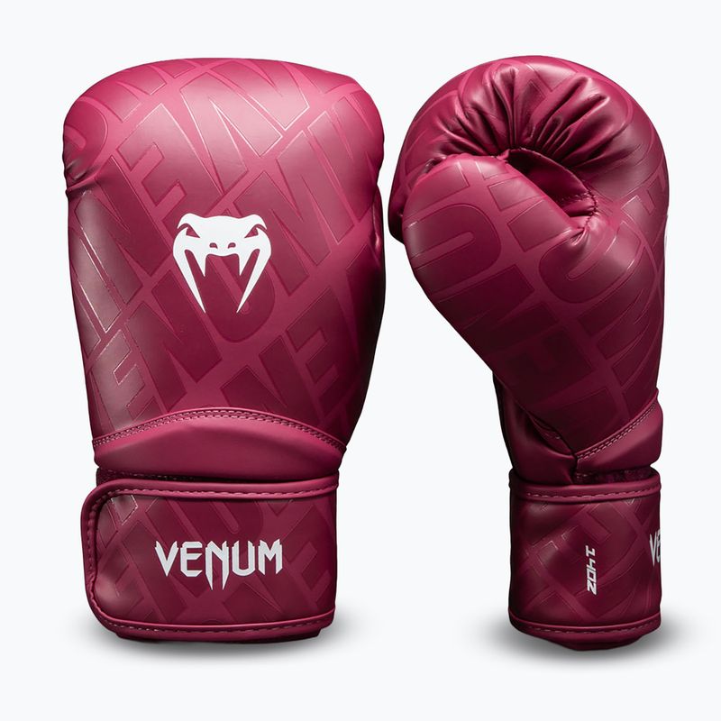 Boxing gloves Venum Contender 1.5 XT 3D Boxing old pink 2