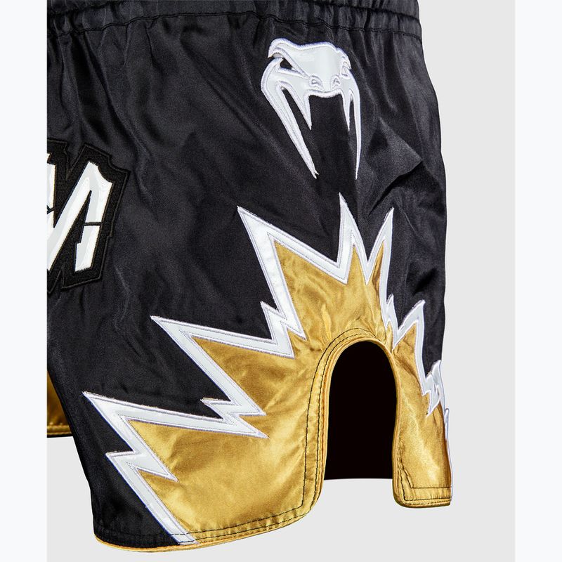 Men's training shorts Venum Inferno 2.0 Muay Thai black/gold 7