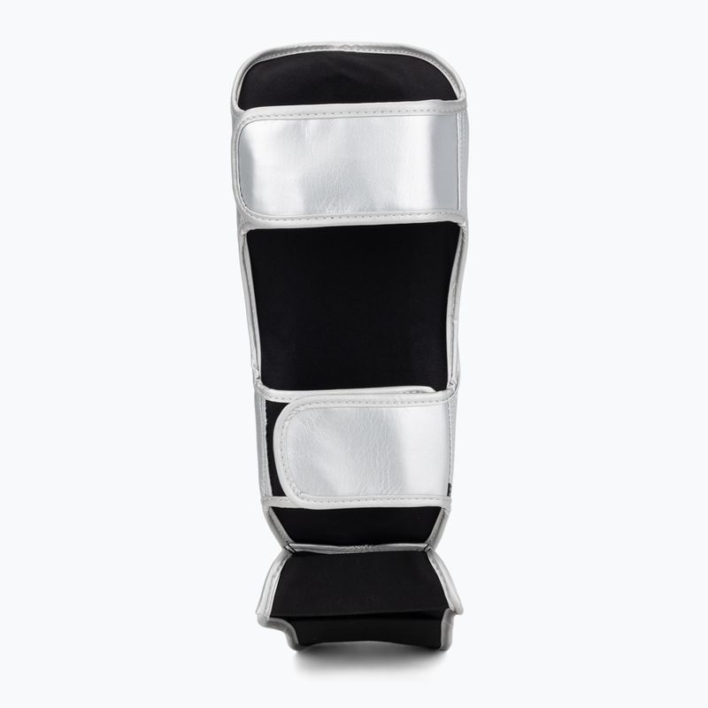 Shin and foot guards Venum Ringhorns Charger Shin silver/black 5