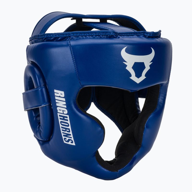 Boxing headguard Venum Ringhorns Charger Headgear navy blue/red