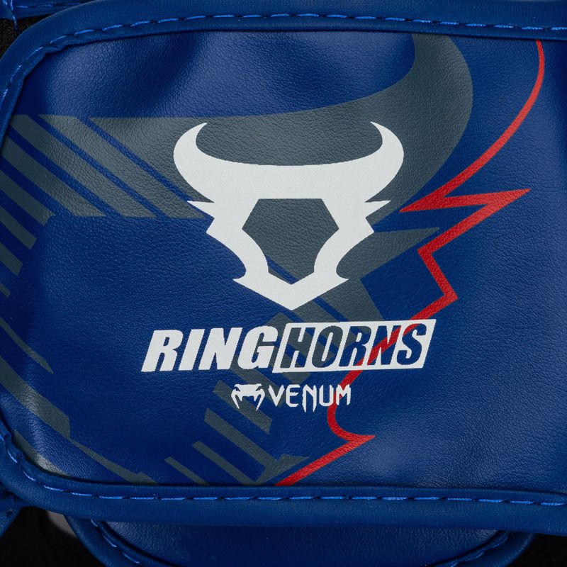 Boxing headguard Venum Ringhorns Charger Headgear navy blue/red 5