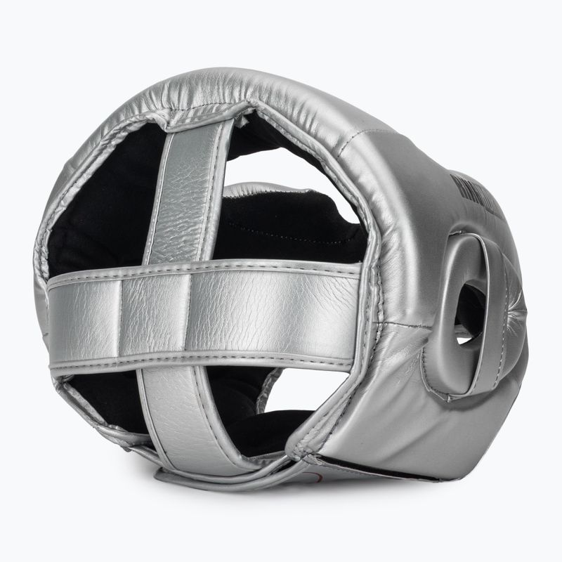 Boxing headguard Venum Ringhorns Charger Headgear silver/black 6