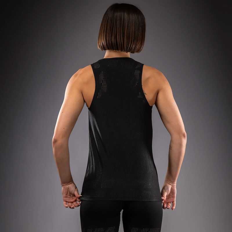 Women's T-shirt Venum Lazer Dry Tech black/yellow 3