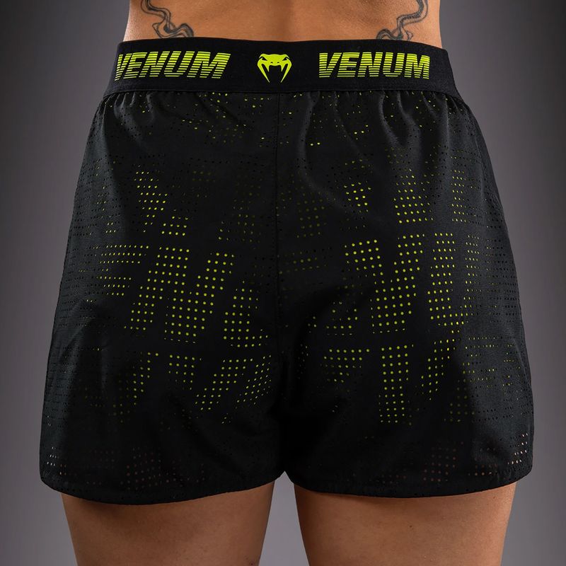 Women's training shorts Venum Lazer black/yellow 6