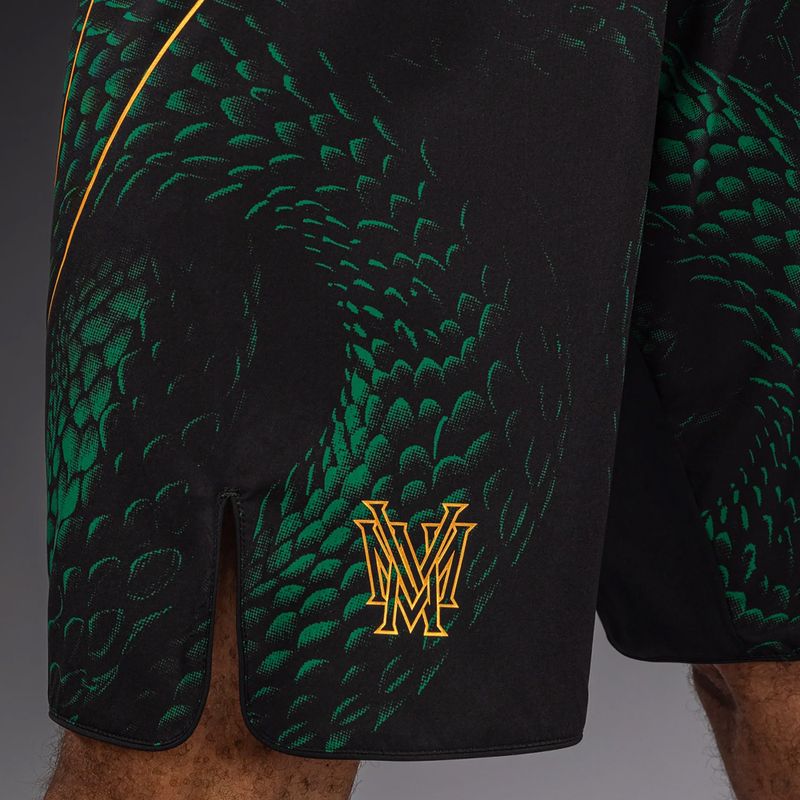 Men's training shorts Venum Matupa Fightshorts black/green/gold 6
