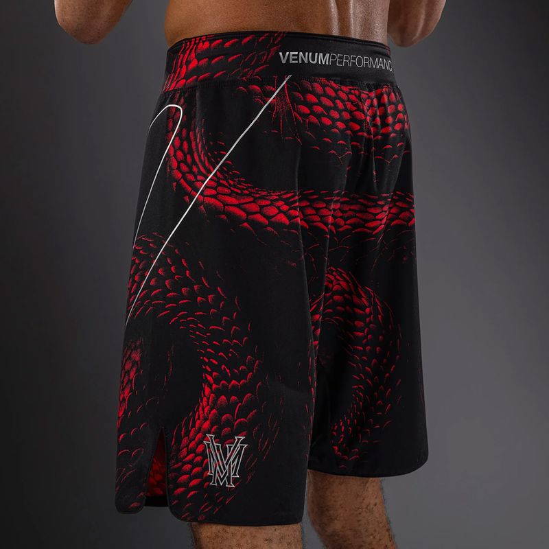 Men's training shorts Venum Matupa Fightshorts black/red/silver 5