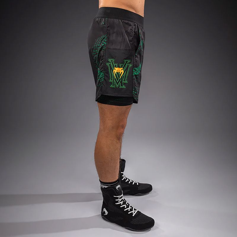 Men's training shorts Venum Matupa Training black/green/gold 3