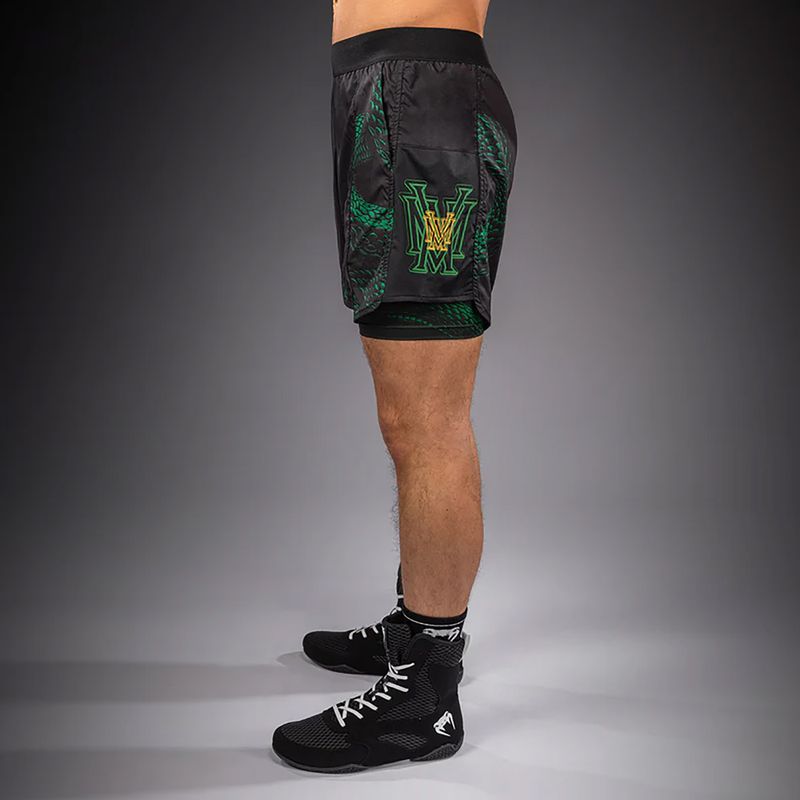 Men's training shorts Venum Matupa Training black/green/gold 4