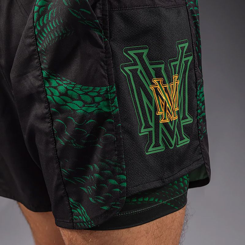 Men's training shorts Venum Matupa Training black/green/gold 5