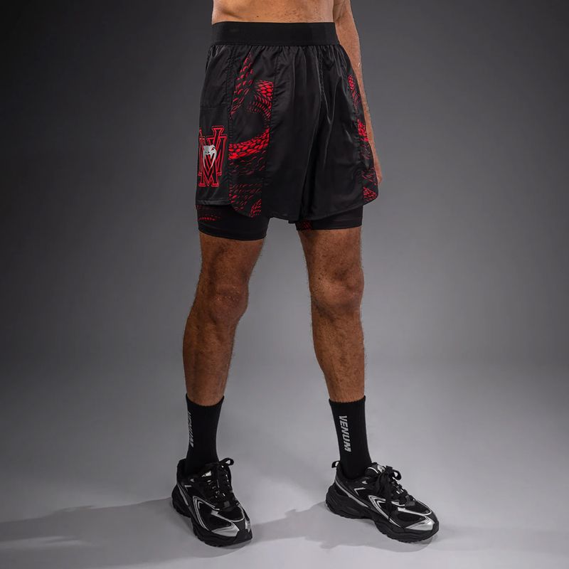 Men's training shorts Venum Matupa Training black/red/silver 4