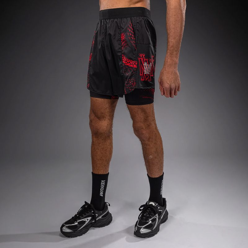 Men's training shorts Venum Matupa Training black/red/silver 5