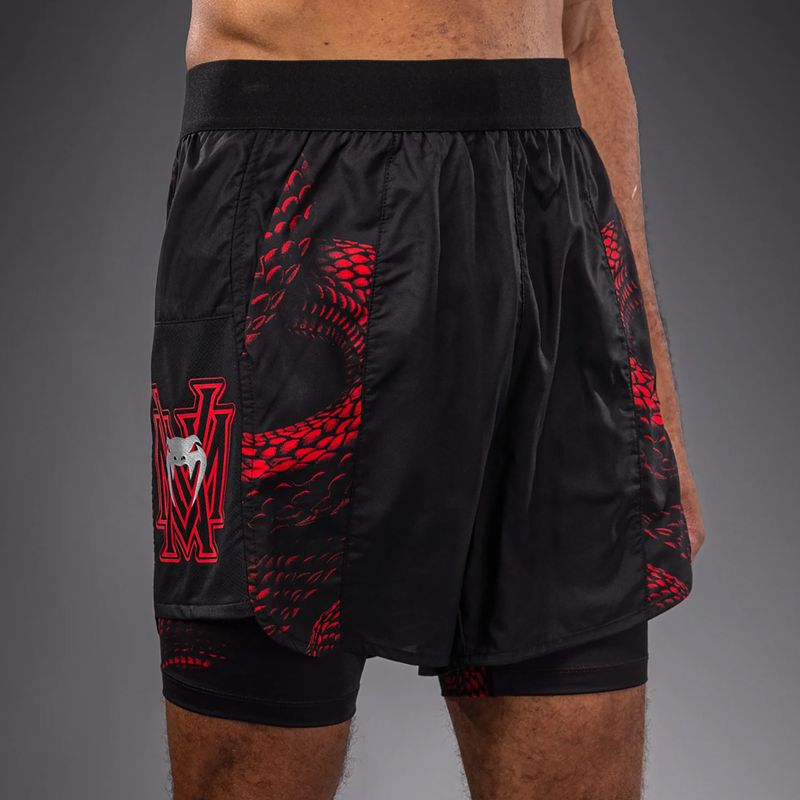 Men's training shorts Venum Matupa Training black/red/silver 6