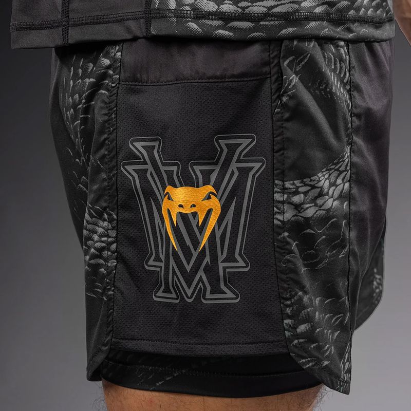 Men's training shorts Venum Matupa Training black/grey/gold 5