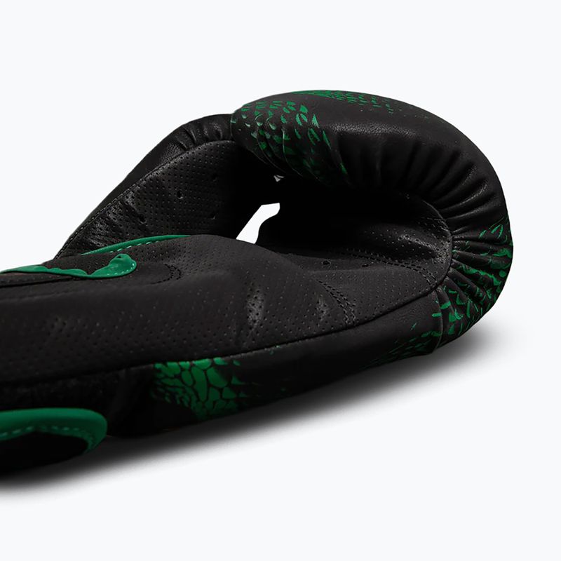 Boxing gloves Venum Matupa Boxing black/green/gold 3