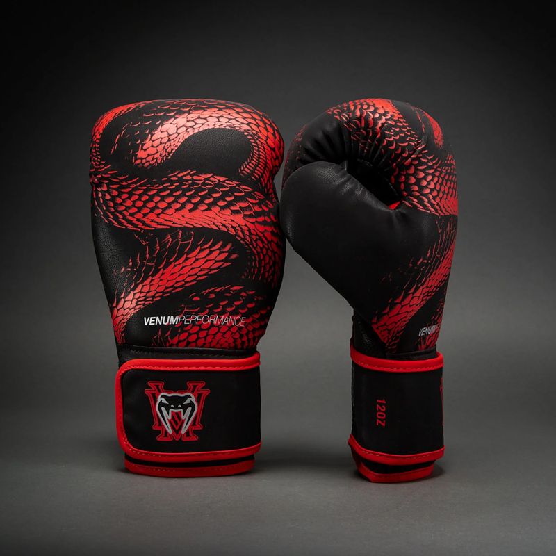 Boxing gloves Venum Matupa Boxing black/red/silver 2