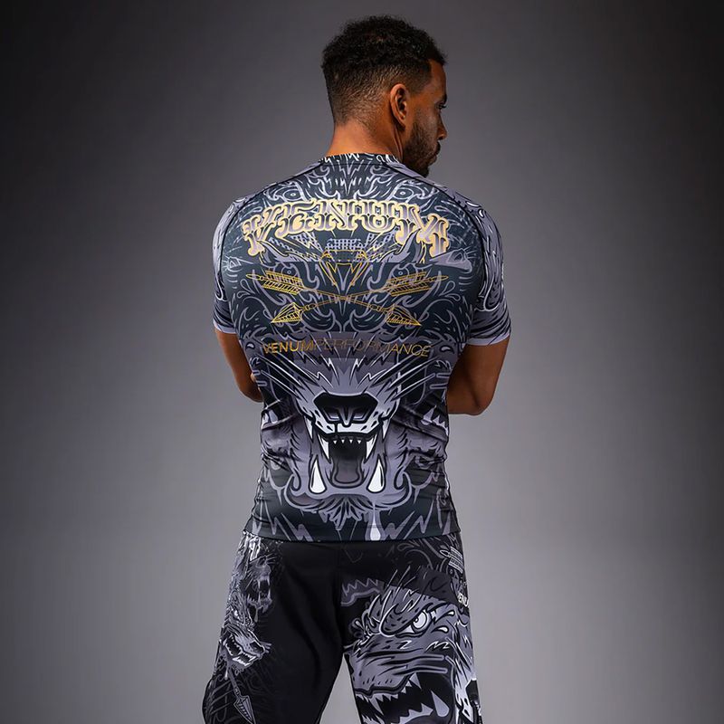 Men's rashguard Venum Wolf Atak black/grey 3