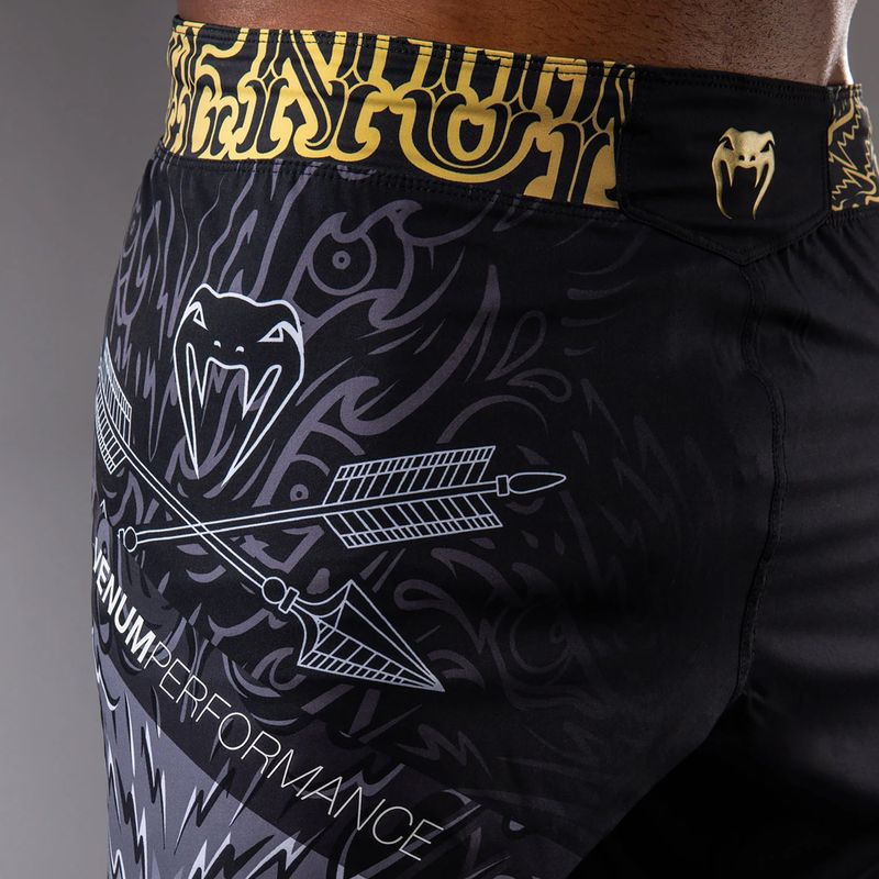 Men's training shorts Venum Wolf Atak Fightshorts black/grey 6