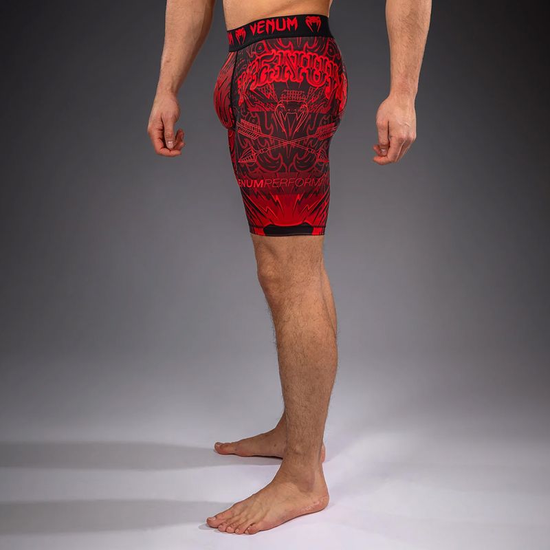 Men's training shorts Venum Wolf Atak Vale Tudo Shorts black/red 4