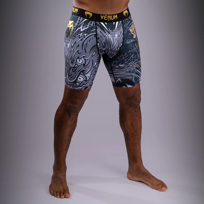 Men's training shorts Venum Wolf Atak Vale Tudo Shorts black/grey 2