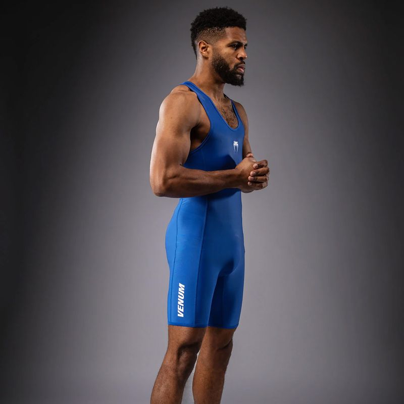 Men's coverall Venum Challenger Wrestling Singlet blue 4