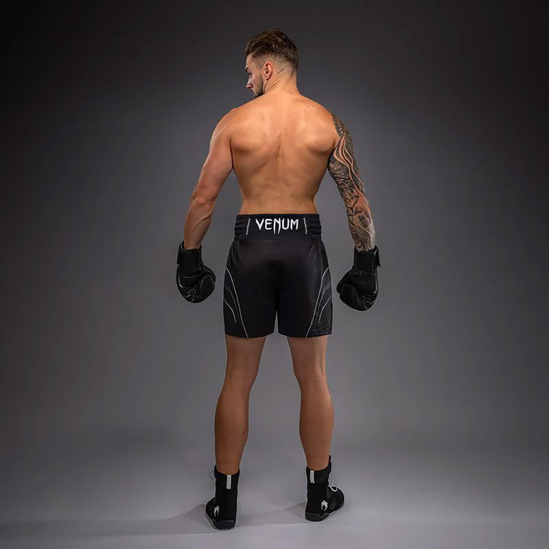 Men's boxing shorts Venum Streamline Boxing black/white 3