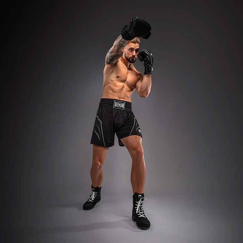 Men's boxing shorts Venum Streamline Boxing black/white 5
