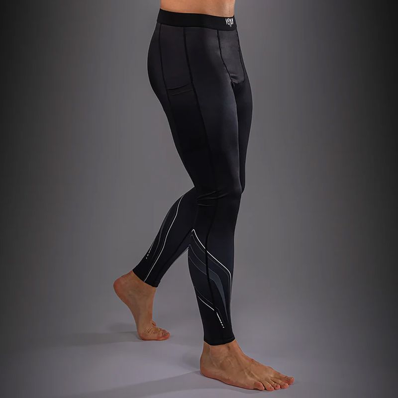 Men's training leggings Venum Streamline Spats black/white 4