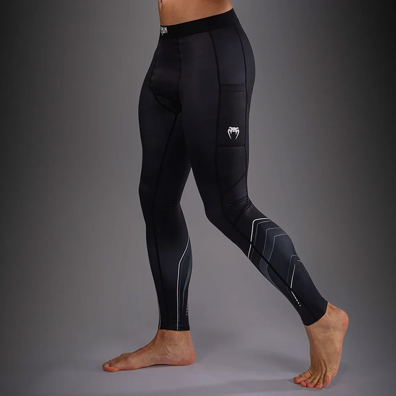 Men's training leggings Venum Streamline Spats black/white 5