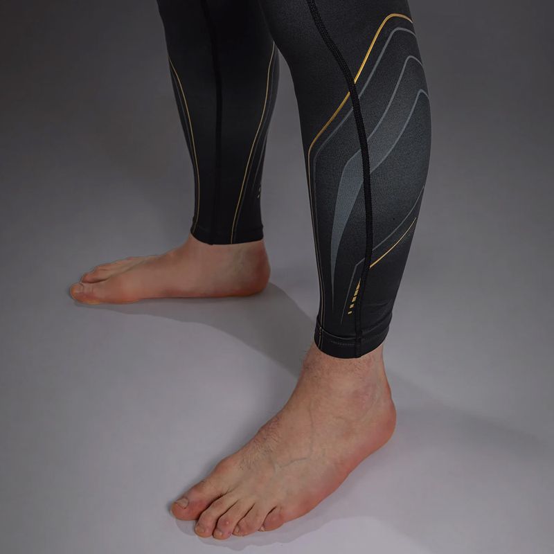 Men's training leggings Venum Streamline Spats black/gold 6