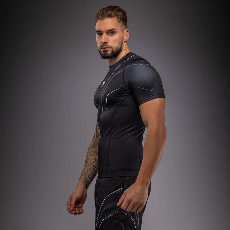 Men's rashguard Venum Streamline black/white 5