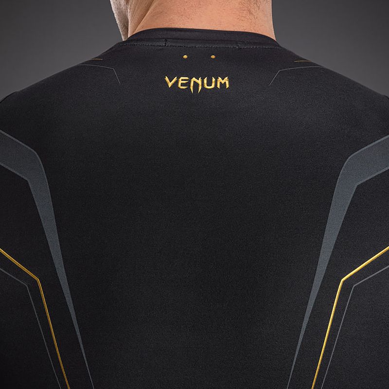Men's rashguard Venum Streamline black/gold 6