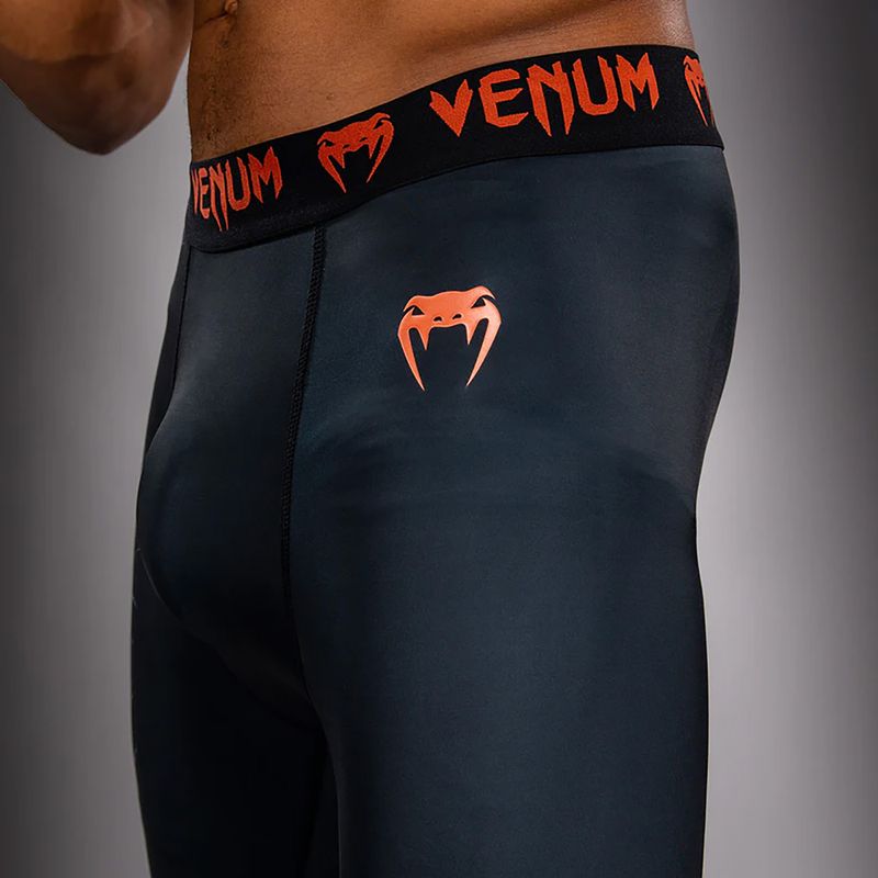 Men's training leggings Venum Thunder Dragon Spats Black/Grey/Copper 6