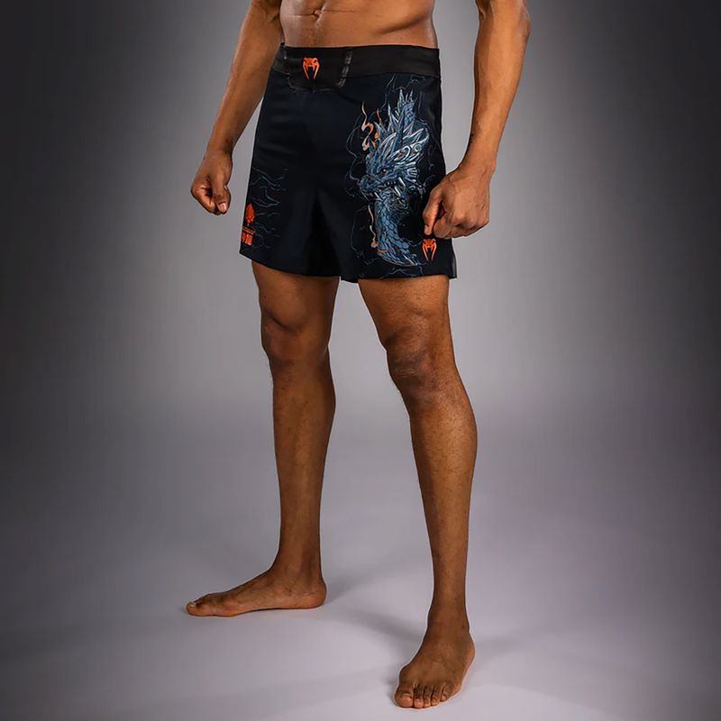 Men's training shorts Venum Thunder Dragon Black/Grey/Copper 4