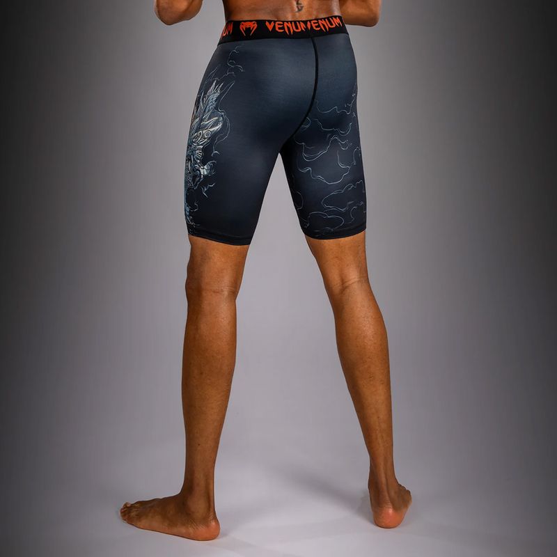 Men's training shorts Venum Thunder Dragon Vale Tudo Black/Grey/Copper 3