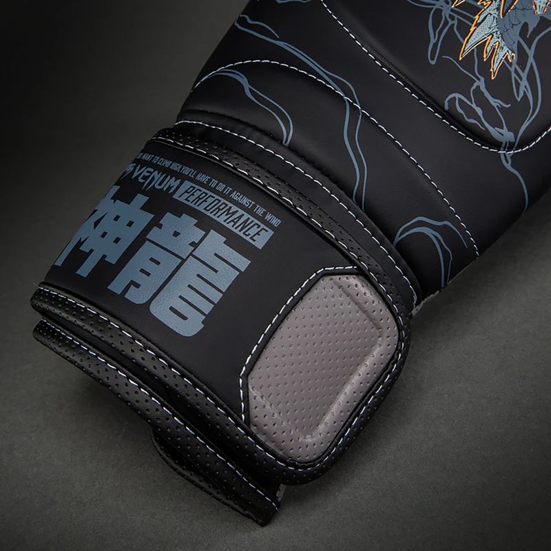 Boxing gloves Venum Thunder Dragon Boxing black/grey/copper 3