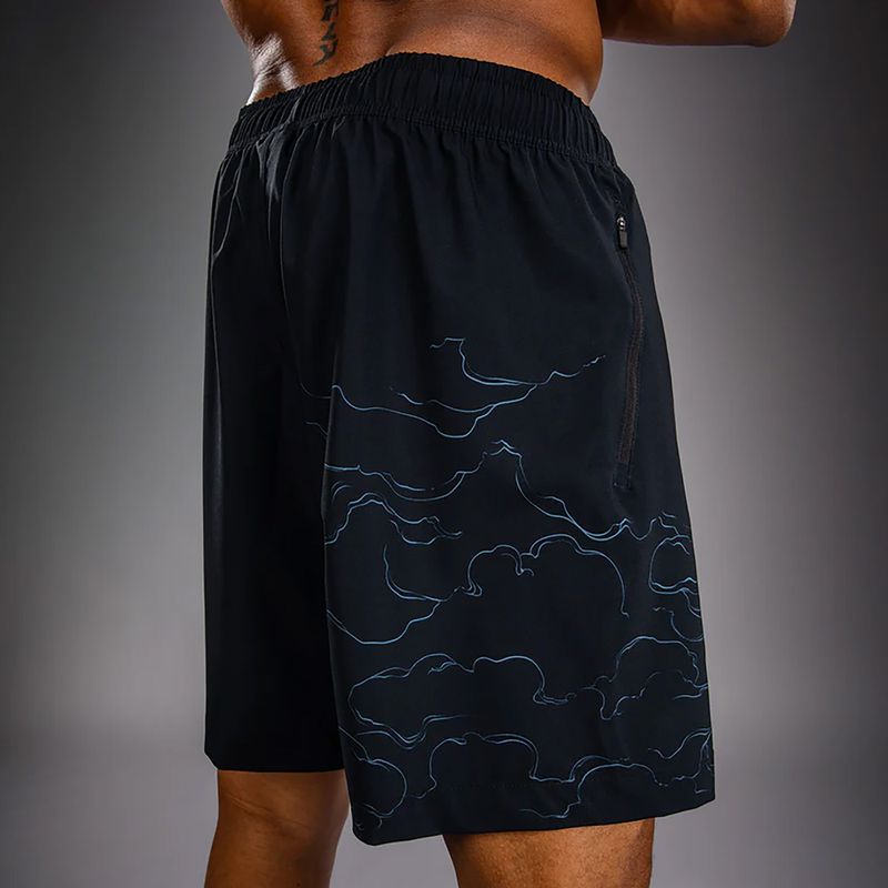 Men's training shorts Venum Thunder Dragon Training Black/Grey/Copper 6