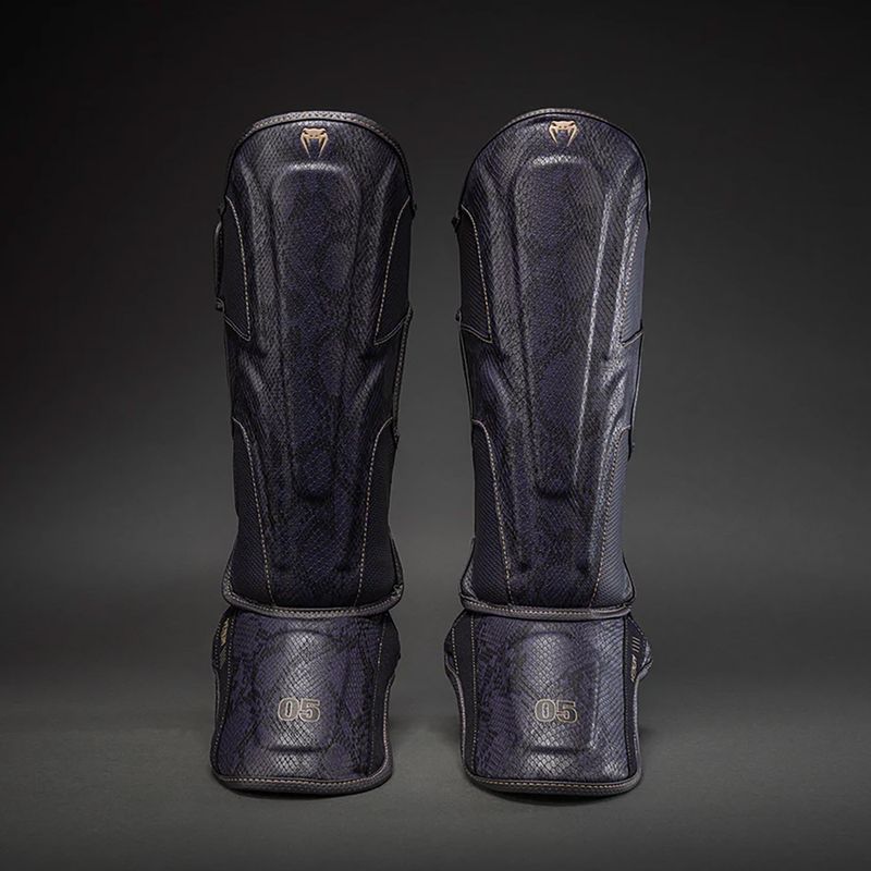 Shin and foot guards Venum Impact Evo Scales Shin dark purple 2