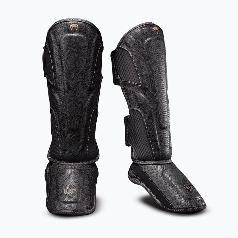 Shin and foot guards Venum Impact Evo Scales Shin dark grey