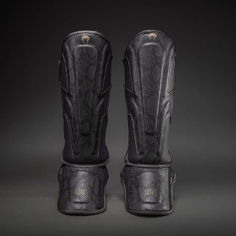 Shin and foot guards Venum Impact Evo Scales Shin dark grey 2